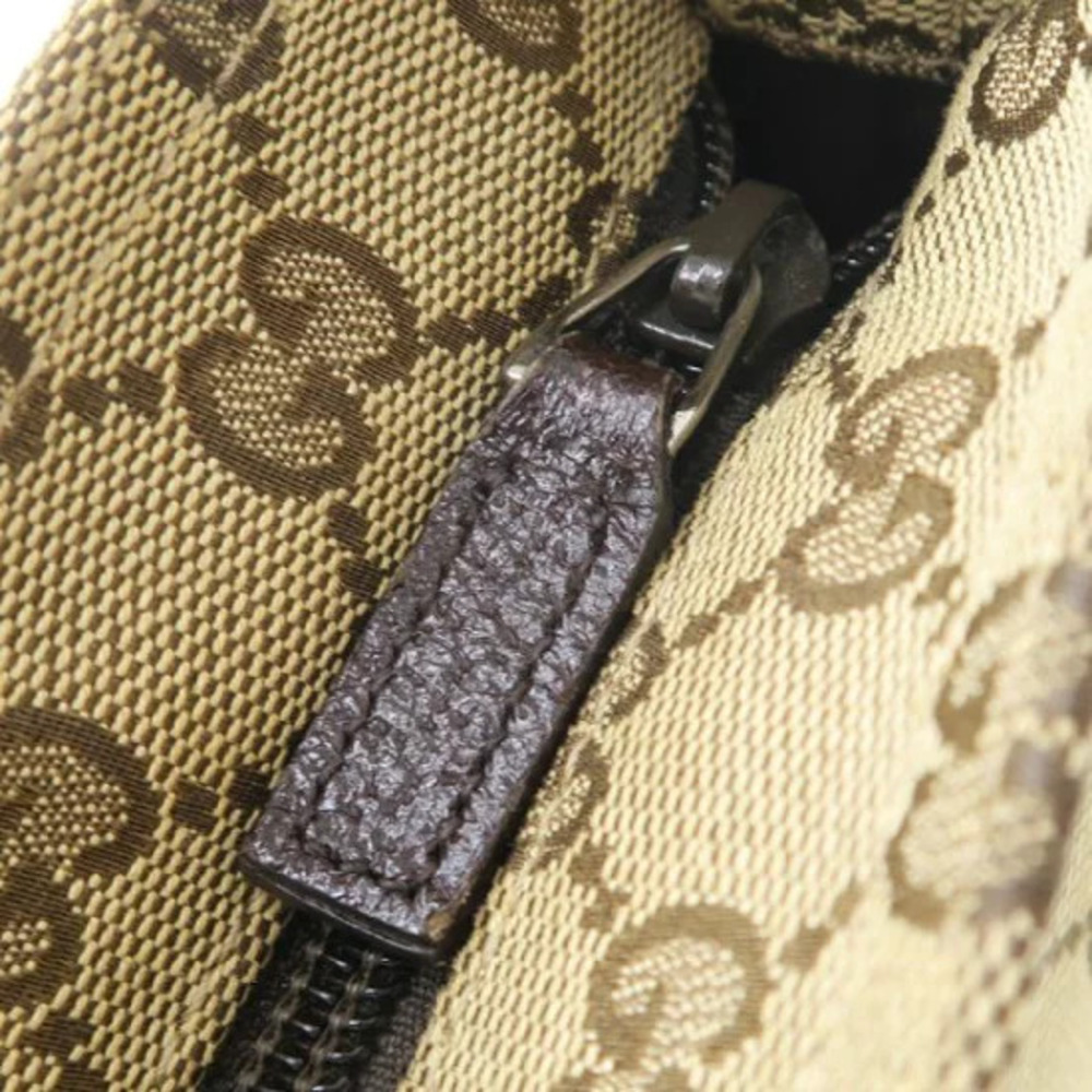 Gucci shoulder bag signature GG canvas web stripe Brown - Picture 8 of 9